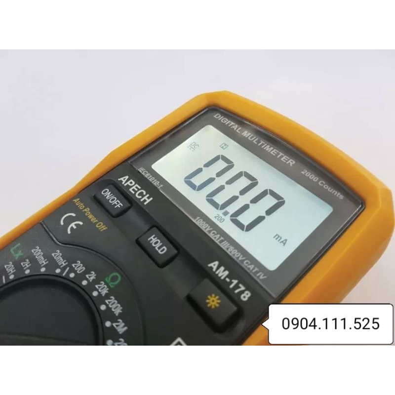Đồng hồ đo cuộn cảm, tụ điện APECH AM-178