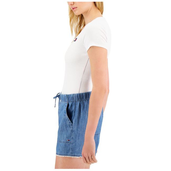 Bodysuit cổ tim Tômmy Jeans dư xịn V-neck TTJOHK110 | BigBuy360 - bigbuy360.vn