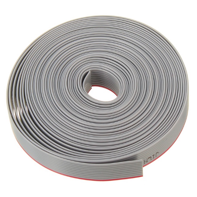 Dây bẹ màu ghi 10P 14P 16P 20P 26P 34P 40P Cáp dẹt IDE - Dây bus IDE 2.54mm IDE10P