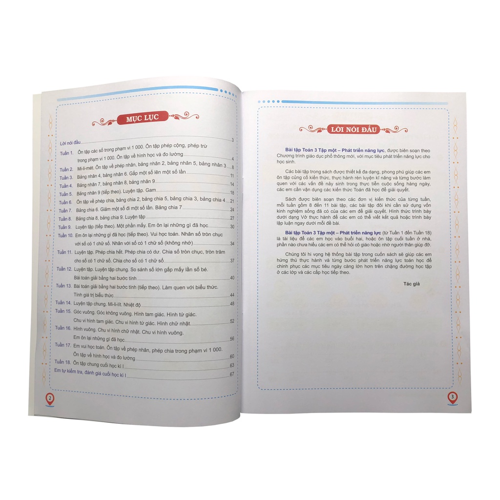 Sách Bài tập Toán 3 Tập 1 Phát triển năng lực