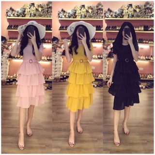 vấy tầng vintage