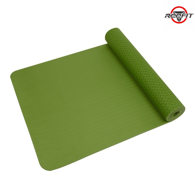 Thảm tập Yoga Eco 2 lớp TPE dày 6mm - 8mm (kèm túi)