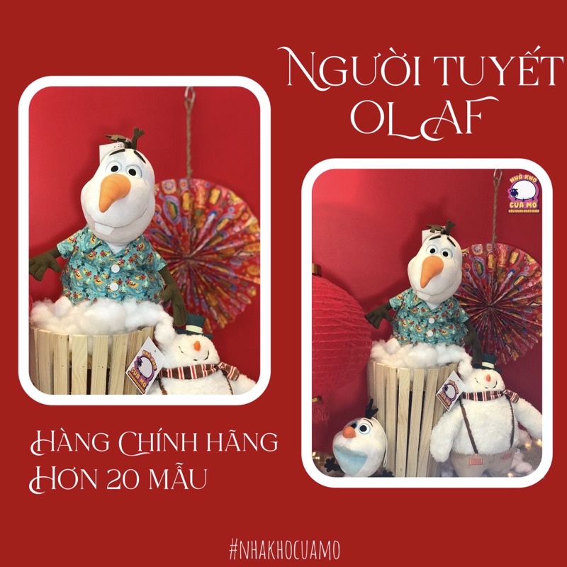 GẤU BÔNG HOẠT HÌNH NGƯỜI TUYẾT OLAF CÔNG CHÚA BĂNG GIÁ FROZEN size ĐẠI