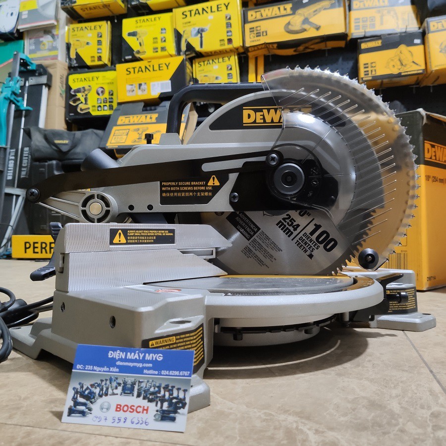 Máy cưa bàn đa góc Dewalt DW714-B1 1650W-10" chính hãng