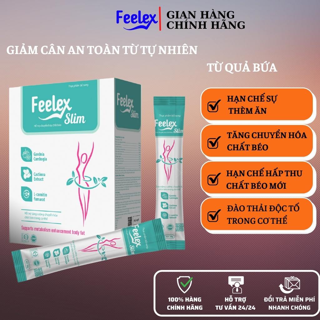 Thạch giảm cân Feelex Jelly đốt mỡ, giảm mỡ an toàn, được làm từ các thành phần có nguồn gốc tự nhiên hộp 20 gói