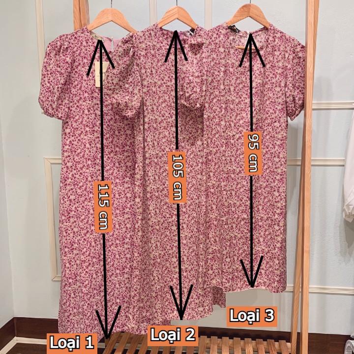 [Mã WAMT1505 giảm 10K đơn 0K] VÁY HOA NHÍ 2 LỚP - ĐẦM NỮ TAY BỒNG DÁNG SUÔNG A | BigBuy360 - bigbuy360.vn