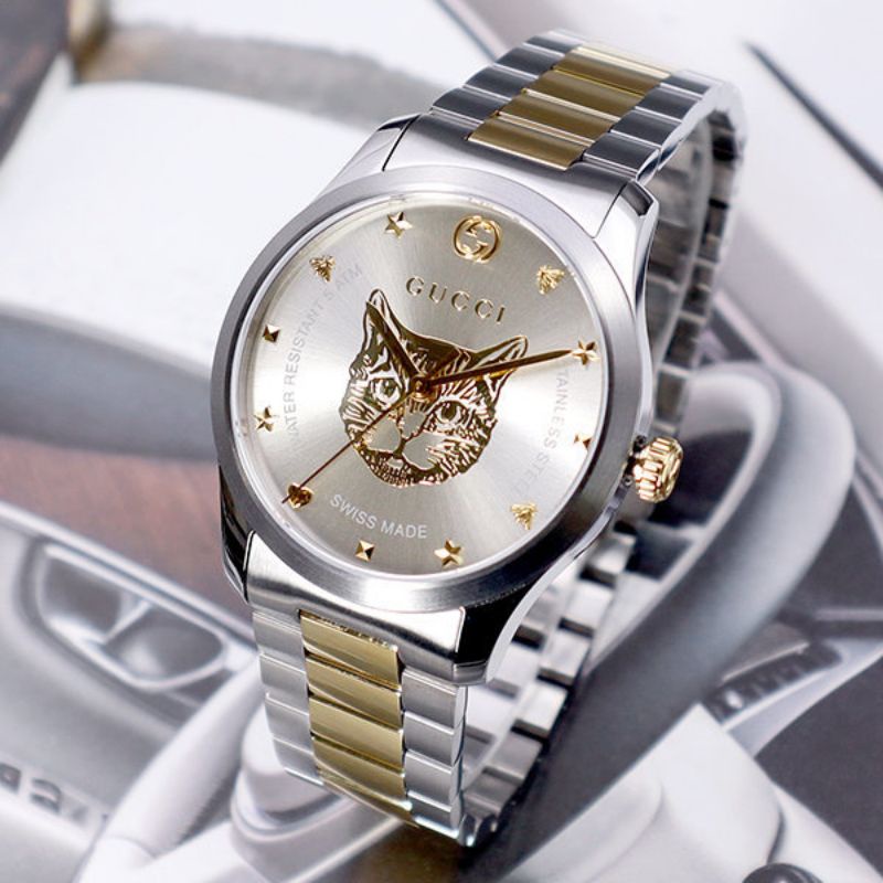 Đồng Hồ Đôi Nam Nữ GC gucci 1264074 quai kim loại