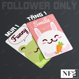 ANIMAL DỄ THƯƠNG - Decal Sticker Trang Trí Thẻ ATM (Thẻ Chung Cư, Thẻ Xe, Credit, Debit Cards) - NF2