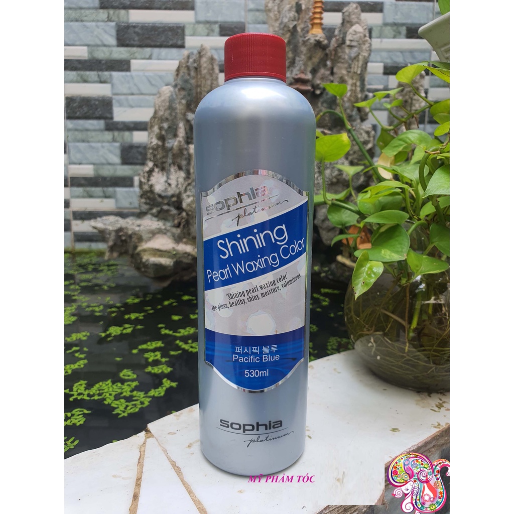 [Sophia - Korea] Thuốc Nhuộm Tóc Phủ Bóng, Phủ Mịn Hàn Quốc Màu Xanh Blue Pacific Blue 530ml