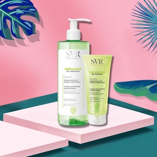 Sữa rửa mặt s.vr sebiaclear gel moussant cho da dầu mụn & da nhạy cảm