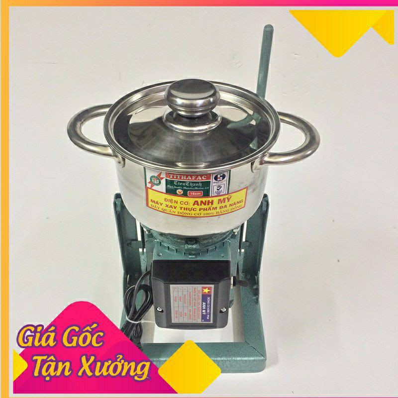 máy xay thịt giò chả 750w, kèm cây T tháo lắp, kèm cần đánh ruốc