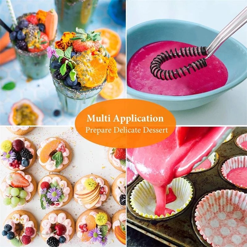 Dụng Cụ Đánh Trứng Bằng Thép Không Gỉ 20.5Cm Đa Năng