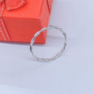 Nhẫn Bạc Nữ Xoắn Thừng - Nhẫn Bạc Xoắn Bạc 925