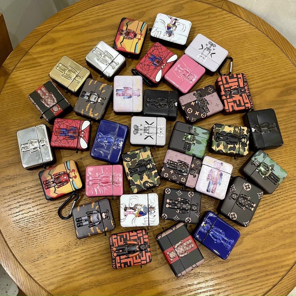 Case airpods 2 - pro - 3 hình Bape. nổi mix