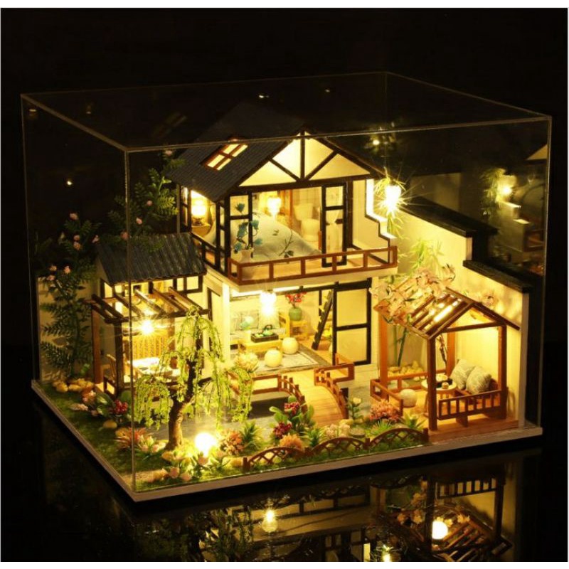 Mô hình nhà gỗ DIY Biệt thự Zhuxi