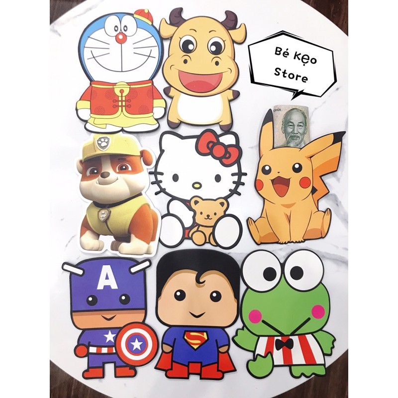 [ẢNH THẬT+VIDEO] Bao Lì Xì 2021 Tân Sửu Hoạt Hình Chibi Đủ Mẫu Hàng Loại 1 Dày Dặn, Cứng Cáp