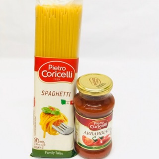 Combo 1 gói mỳ ý sợi 500g + 1 Lọ sốt mỳ ý bò băm 350g Pietro