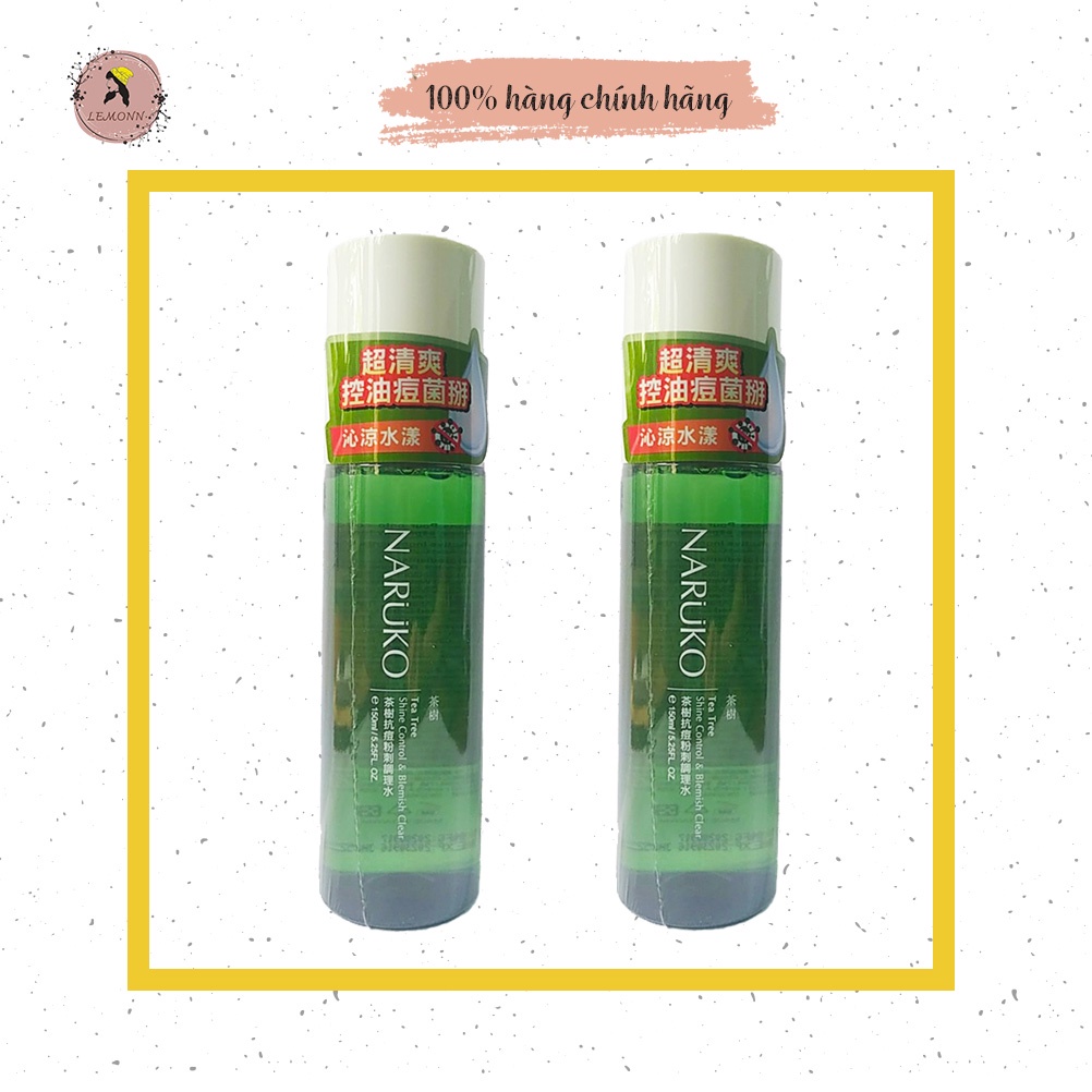 Toner Naruko Tinh Chất Tràm Trà Nước Hoa Hồng Naruko Tràm Trà Bản Đài Hàng Công Ty