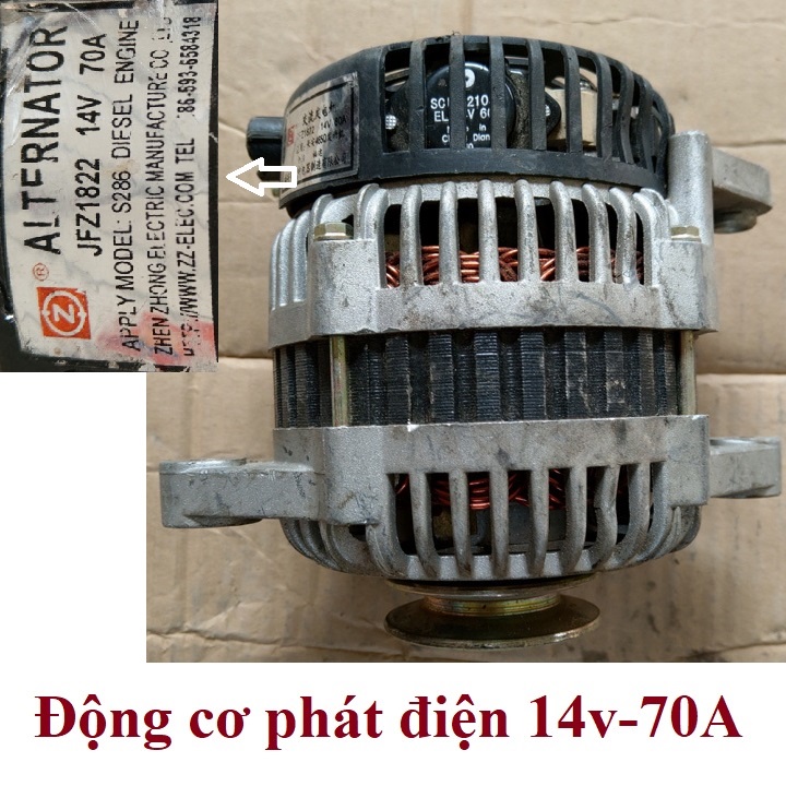 Động cơ phát điện công suất lớn 14v, 36v, 60v tới 1000w