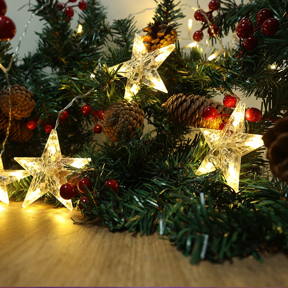 Dây đèn LED dài 2.5m chống thấm nước trang trí nhà cửa/ngoài trời/sự kiện