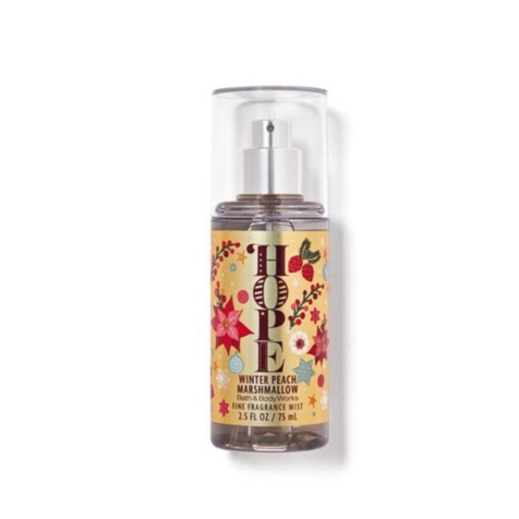 (75ML)XỊT THƠM WINTER PEACH MARSHMALLOW BATH AND BODYWORKS