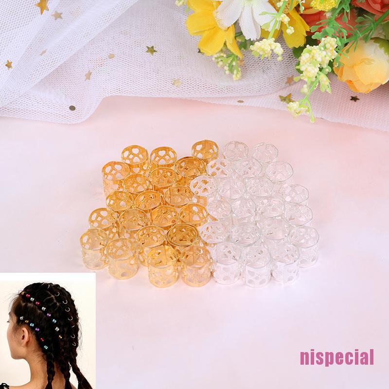 Bộ 20 Khuyên Xỏ Tóc Bằng Kim Loại Cá Tính