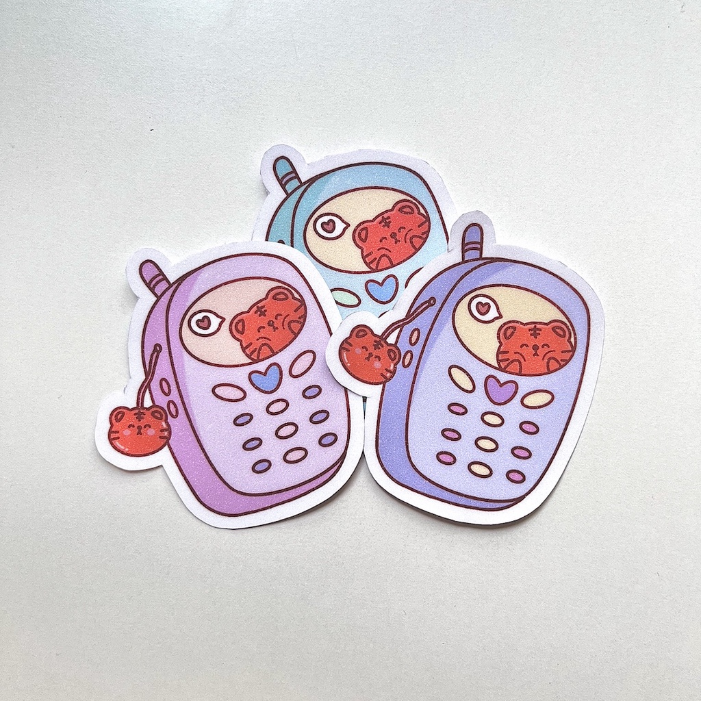 Bibe | Cọp Chan Cellphone Die Cut Sticker | Hình Dán Trang Trí Sổ Planner, Bullet Journal