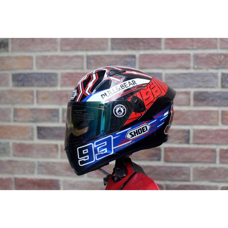 Mũ bảo hiểm fullface Signor Moto 2 kính lên tem AGV Shoei Venom BMW chuẩn form KYT helmet NF-R