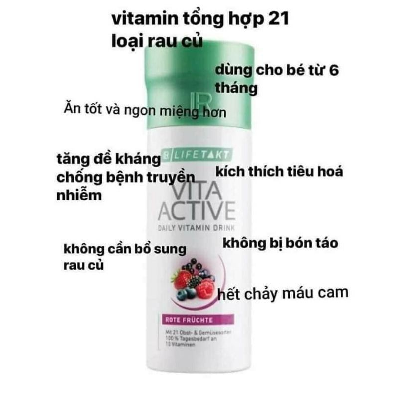 ĐỒ UỐNG VITA ACTIVE 21 LOẠI RAU CỦ