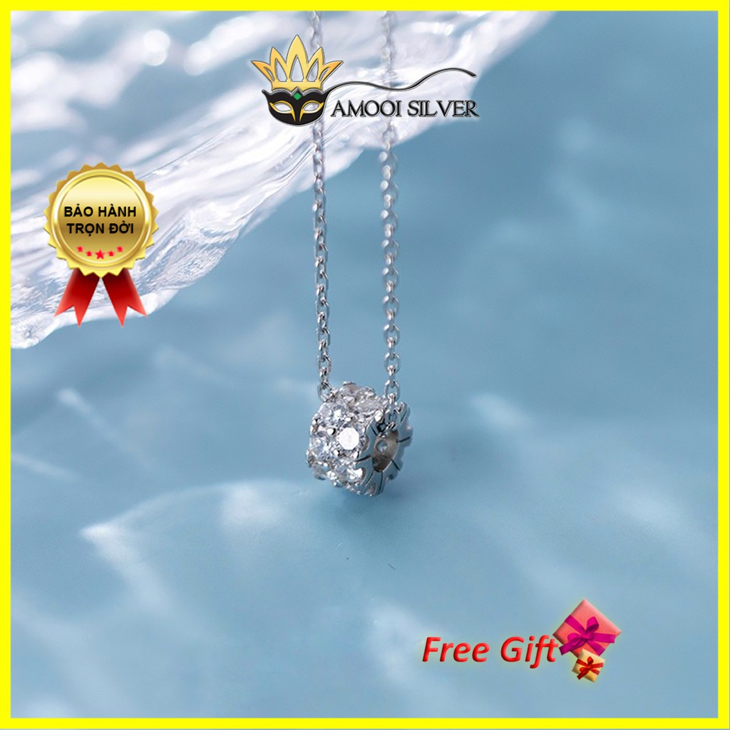 Dây chuyền bạc S925 galaxy trụ - Amooi Silver AD126