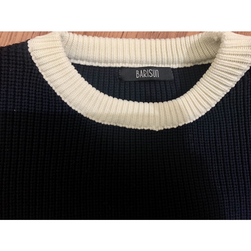 Pass áo sợi dày dáng ngắn Barisun