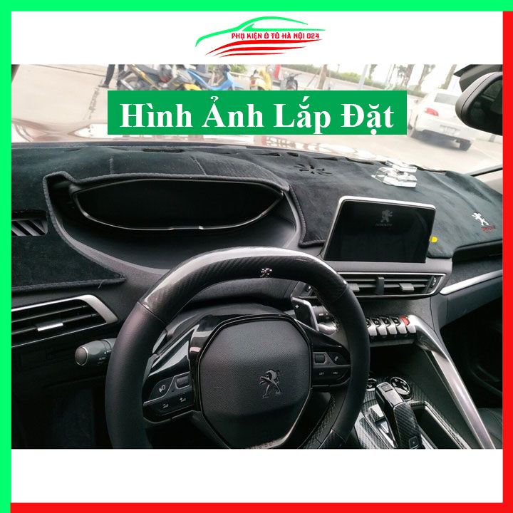 Thảm taplo xe ô tô Peugeot 5008 2020-2024, Peugeot 3008 chống nắng nóng làm mát xe mở rộng tầm nhìn