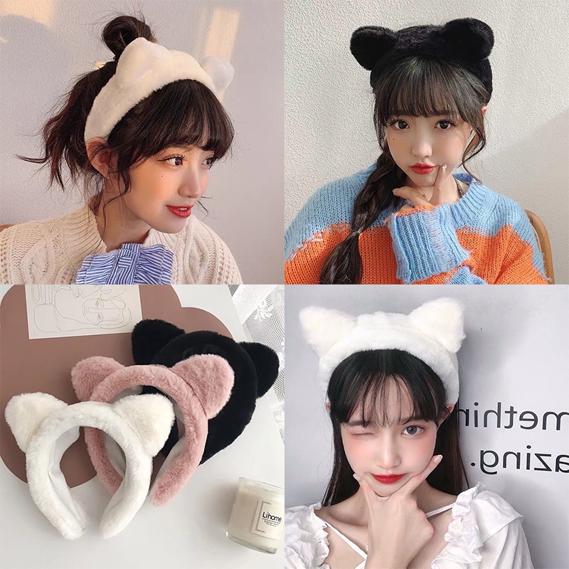 Băng đô tai mèo dễ thương xinh xắn cao cấp