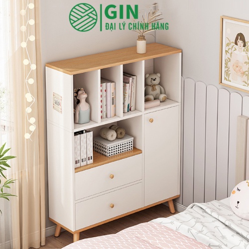Tủ Sách Kết Hợp Tủ Đồ Cho Bé THông Minh  Hiện Đại Thương Hiệu IGA - GP167/ GP168
