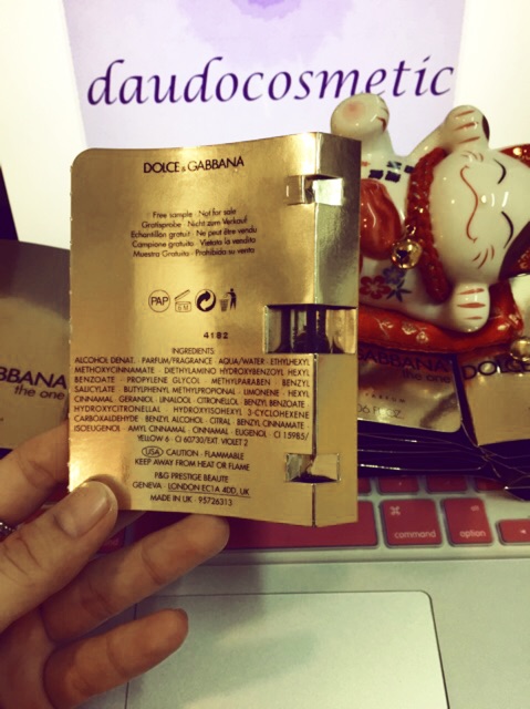 [vial] Nước hoa Dolce & Gabbana The One D&G The One Vàng EDP 2ml | BigBuy360 - bigbuy360.vn