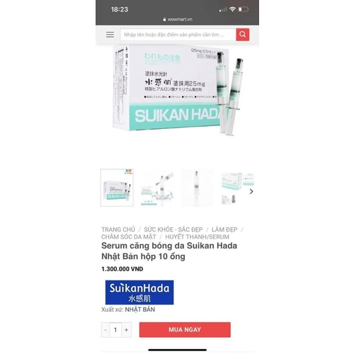 Tinh chất cô đặc HA +Collagen +Nhau thai Suikan Hada (Nhật) - Bí quyết làn da Mochi chuẩn Nhật | BigBuy360 - bigbuy360.vn