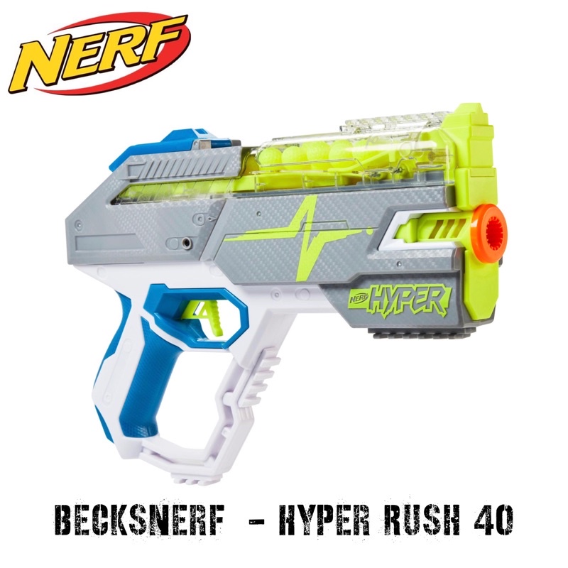 Đồ Chơi Nerf Hyper Rush 40 Mới Không Bao Bì