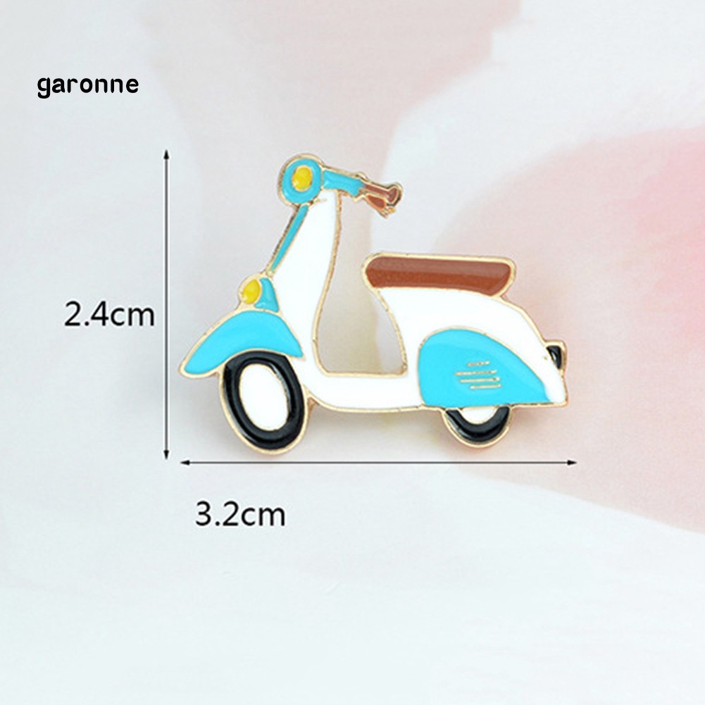 Trâm cài hình xe mô tô hoạt hình dễ thương