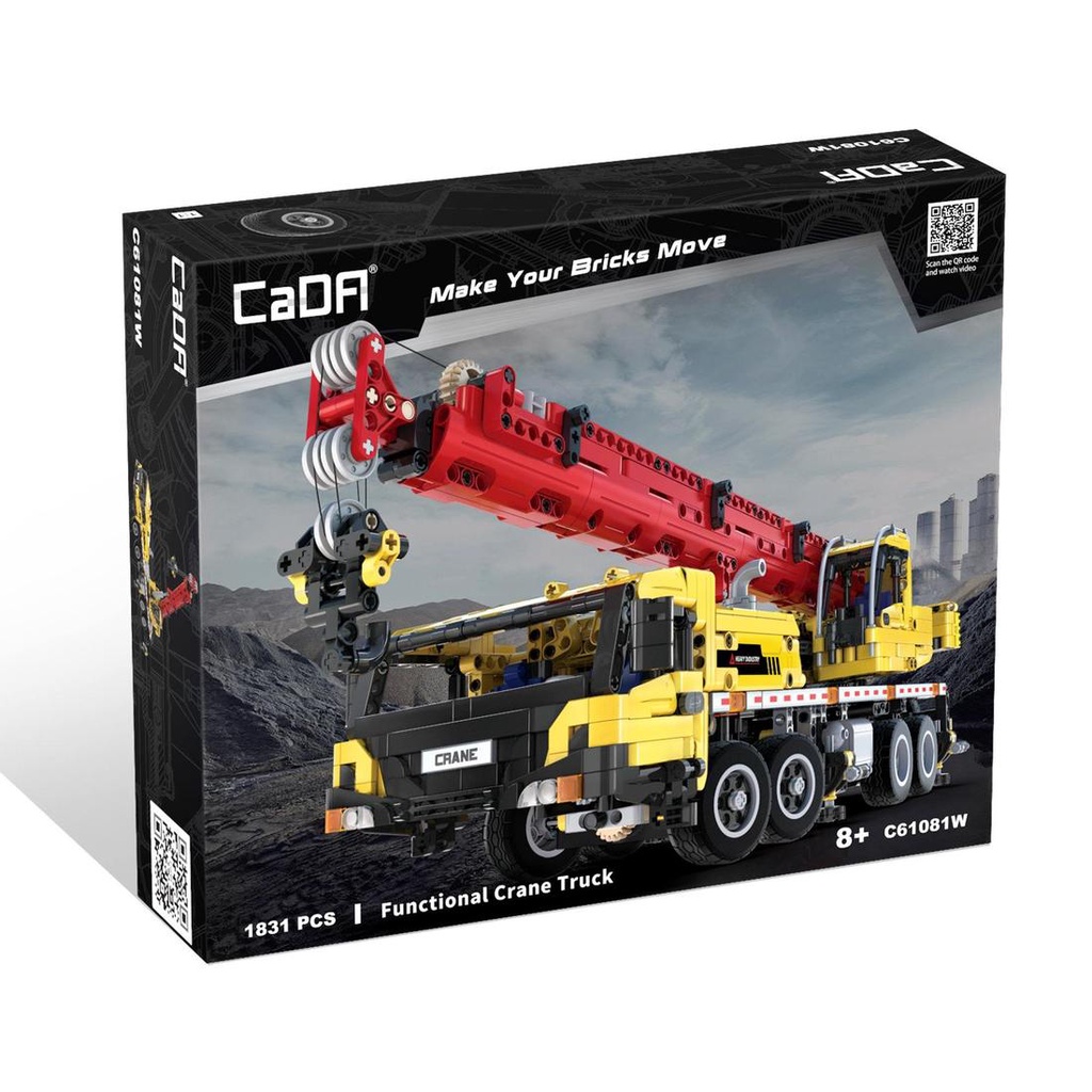 Đồ chơi lắp ráp - Lego lắp ghép xe Cần Cẩu Functional Crane Truck điều khiển từ xa- Hàng cao cấp- Bảo hành 12 tháng