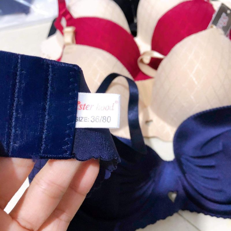 sale 2 áo hiệu su bàn tay size 34 không gọng ôm nâng chống trượt hiệu sisterhood thái lan màu xanh, đỏ đô nâng v1
