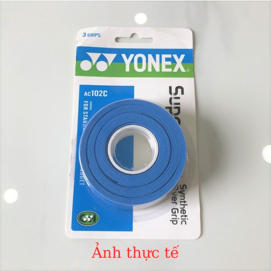 Cuốn Cán Vợt Yonex 3in1 Chính Hãng Mã S0010 Dùng Trong Chơi Tennis, Cầu Lông Và Các Môn Thể Thao Khác SESAN STORE