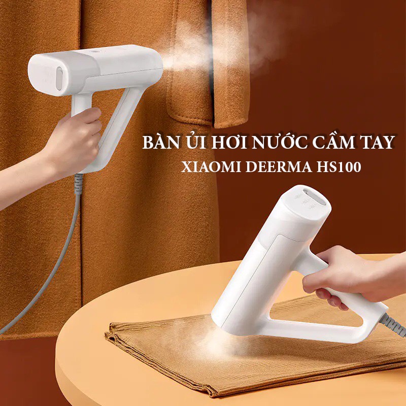 Bàn ủi hơi nước cầm tay Xiaomi Deerma HS100 Iron 160℃ - Bàn là hơi nước thông minh nhỏ gọn công suất 1000W vt669