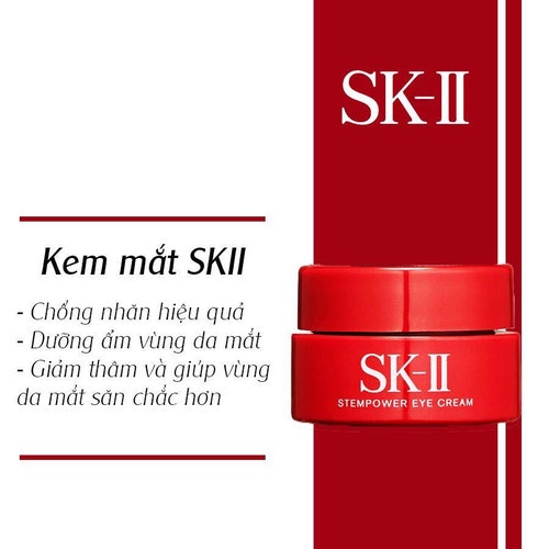 Kem Dưỡng Mắt SKII Mini RNA Power EYE Cream SK-II Nhật Bản.