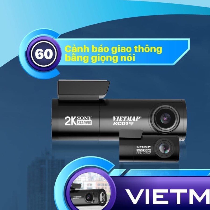 Vietmap KC01 Camera Hành trình Cảnh Báo giao thông - Đại việt Auto