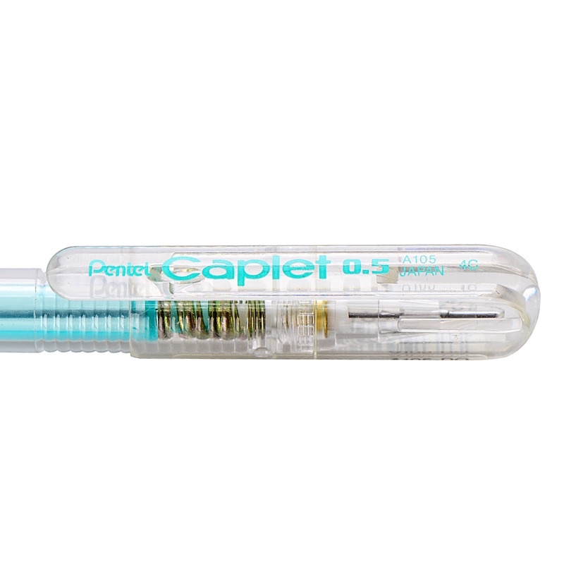 Bút Chì Kim Bấm Nắp Đậy Thân Trong Suốt Caplet Pentel A105 - 0.5mm