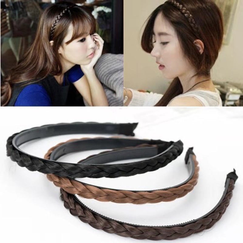 Bờm Tết Tóc Giả Cho Nữ Xinh Xắn Phong Cách Hàn Quốc