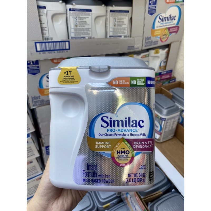 Sữa Similac Pro Advance hộp thiếc 873gram, 964gram