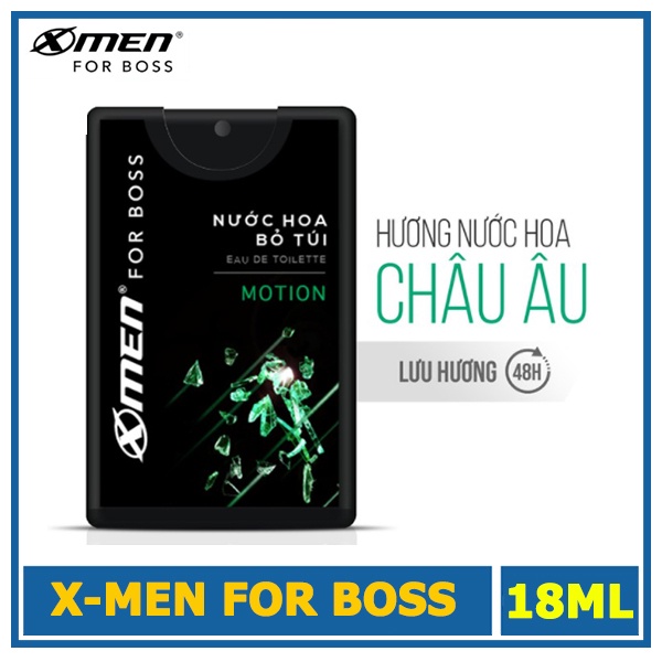 Nước hoa bỏ túi Xmen for Boss Motion 18ml - NPP LỘC PHÁT