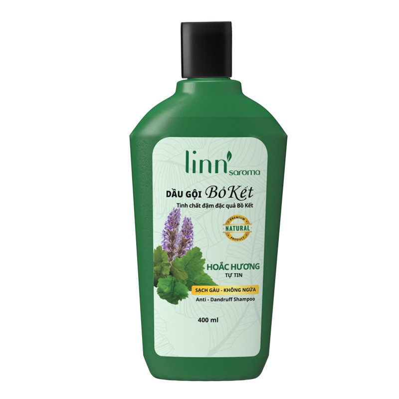 Dầu Gội Bồ Kết- Hoắc Hương linn'saroma 400ml (dành cho tóc gàu) | BigBuy360 - bigbuy360.vn