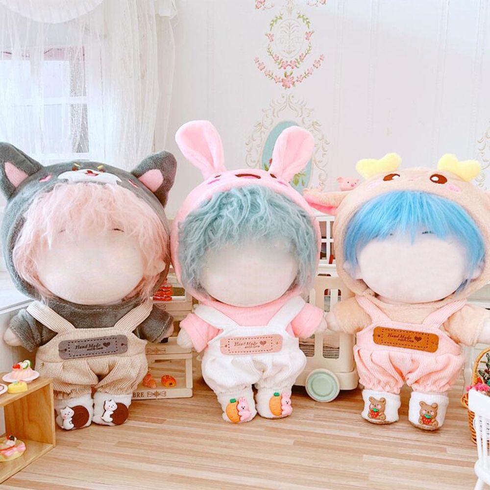 outfit doll 20cm Búp bê áo len Áo hoodie động vật nhỏ